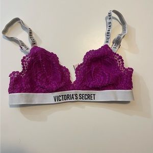 Victoria’s Secret Lace Fuschia Bralette